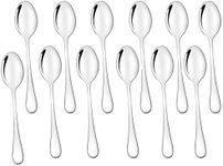 Demitasse Espresso Spoons Set of 12, Mini Coffee Spoon, 18/10 Stainless Steel Small Spoons for Dessert, Tea, Appetizer, 4.7