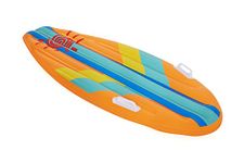 Orange Kids Inflatable Body Board Ride on Surf Board Surfing Wave Rider Pool & Beach Toy With Handles