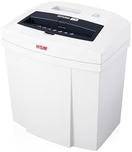 HSM SECURIO C14 Aktenvernichter I Partikelschnitt 4x25 mm I Sicherheitsstufe P-4 I Office Schredder für Papier, Kreditkarten, Heft- und Büroklammern I 20l Auffangbehälter I 6 Blatt I 5 J. Garantie