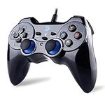 ZD-V+ Vibration-Feedback USB Wired Gamepad Controller Joystick Support PC(Windows XP/7/8/8.1/10) & PS3 & Android (PS architecture) - [Black]