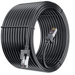 FEDUS 15 Meter High Speed RJ45 cat6 Ethernet Patch Cable LAN Cable Internet Network Computer Cable Cord High Speed Gigabit Category UTP Wires For PC, Modem, Router, LAN ADSL – BLACK 15 Meter