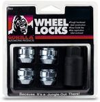 Gorilla Automotive 78641N Acorn Open End Wheel Locks (14mm x 1.50 Thread Size) - Pack of 4