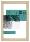 MCS Industries Inc 63724 12x18 Inch Studio Gallery, Natural Woodgrain Frames, 12x18