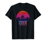 80s 90s Retro North Carolina Beach Vacation OBX Outer Banks T-Shirt