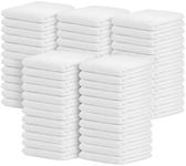 Avalon Towels Terry Bar Mop Towels (Value Pack of 60) Size 16"x19" – Absorbent and Durable, Multipurpose Towels, Cotton Cleaning Rags, Bar Towels, Restaurant Towels, Reusable Shop Rags (White)