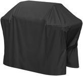 Grill Cover for Weber Spirit II and Spirit 200 & 300 Series, Waterproof BBQ Cover with Double Straps, Lightweight & Fade Resistant, Black