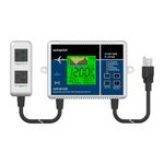 Autopilot Digital CO2 Controller with Integrated Sensor and 5 Foot Power Cord for Greenhouse and Indoor Gardening, Multicolor…