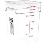 Cambro Polycarbonate Square Container - 20.8Ltr