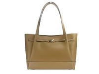 Michael Kors handbag for women Reed Large Logo Tote Bag MK bag for women (Camel)