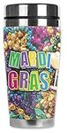 Mugzie "Mardi Gras Beads" Stainless