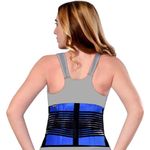 Dr Trust USA Lumbar Support Belt for Back Pain Relief, Orthopedic Adjustable Lumbo sacral Spine Strain Belt For Backache, Posture Corrector, Waist, Lower Back Support For Men/Women -329 (L)