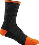 Darn Tough Men's Steely Micro Crew Midweight with Full Cushion Toe Box Work Sock (Style 2007) - Graphite, Large