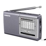 XHDATA D219 AM/FM/SW 12 Bands Radio Pocket Shortwave Receiver for Home or Travel Gray