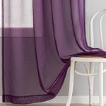 Sheer Curtains 84 inch Length 2 Pan