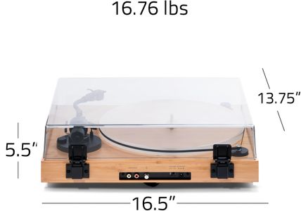Fluance RT85 Turntable – Bamboo Finish, High-Fidelity Vinyl Player