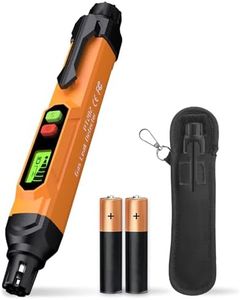 Gas Leak Detector; VITITE Propane and Natural Gas Detector; Mini Portable Gas Alarm to Locate Combustible Gas Leak Sources for Home and RV (Includes 2 Batteries & Carrying Pouch) - Orange, PT202