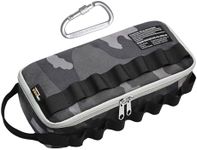 Rough Enough Small Tool Bag Pouch Organizer Box for Motorcycle Road Bike Electricians Camping with Handle and Tactical Molle 12 Inch in Black Camo Cordura