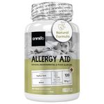 Dog Allergy Tablets - 120 Tablets - For Itchy Skin, Immunity, Digestion & Seasonal Allergies - Grape Seed & Chicken Flavoured - Dog Allergy Chews Alternative