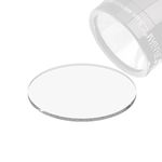 Weltool Glass Lens for Maglite C or D Cell Full Size Flashlights Upgrade,Tempered Glass Lens Shatterproof and UltraClear (1lens)