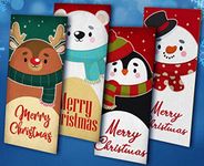 Giftinghouse Christmas Money Wallets for Cash Gifts - 4/12 Christmas Greeting Cards Pack with envelopes - Cash Gifts for Xmas eco-Friendly for Family, Friends, Kids and Decorations. (4)