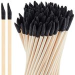 Honoson 100 Pack Sanding Sticks Matchsticks Sanding Twigs Fine Detailing Sanding Sticks for Plastic Models Wood Hobby, 280 Grit, 5.4Inch