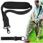 Piriuuo Universal Trimmer Shoulder Strap Weed Eater Strap Weed Eater Harness Easy Release Brush Cutter Harness Weed Wacker Strap Black Blower Strap for EGO String Trimmer Leaf Blower Shrub Trimmer