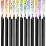 Tecreddy Rainbow Pencils 12 Colors 
