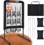 Pitching Net, 9 Hole Baseball & Sof