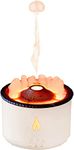 HIVAGI® Flame Air Diffuser Volcano Aroma Diffuser Ultrasonic Oil Diffuser 360mL Auto-Off Protection for Home,Office or Yoga, Gym.