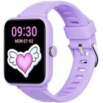 BIGGERFIVE Kids Fitness Tracker Watch, Pedometer, Heart Rate, 5ATM Waterproof, Sleep Monitor, Alarm Clock, Calorie Step Counter, Puzzle Games, 1.5" HD Touch Screen Kids Smart Watch for Girls Ages 3-14