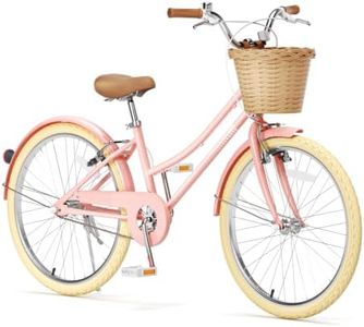 Glaf 12 14 16 18 20 24 Inch Girls Bike for 2-15 Years Old (Pink, 24 Inch)