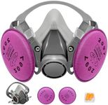 Dagakto Respirator Mask with Filters, Reusable Half Face Respirator Mask for Asbestos, Resin, Fume, Dust, Welding, Painting and Polishing