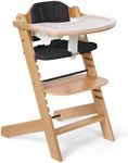 Cowiewie Natural Wooden High Chair 