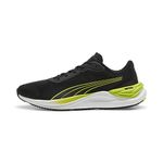 Puma Men Electrify Nitro 3 Road Running Shoes, Puma Black-Lime Pow, 12 UK