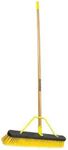 Quickie Push Broom, 60" Handle L, 24" Broom W