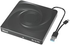 Wbacon External Blu-ray DVD Drive, 