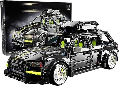 Auspcers Technik Voiture de Sport Blocs de Construction, Blocs de Construction 1/10 Modèle Voiture de Sport, 2896pièces Technic Voiture de Sport, Modèle Collection Compatible avec Les Grandes Marques
