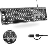 Macally Wired Keyboard for Mac (USB