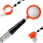 ToVii Golf Ball Retriever, 9ft 12ft 15ft 18ft Aluminum Alloy Shaft Golf Ball Retriever Telescopic with Premium Nylon Cup Ball Retriever Tool Golf Retriever, Golf Accessories Golf Gift for Men Women