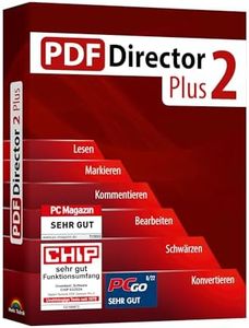 PDF Director 2 Plus - PDFs bearbeiten, konvertieren, schwärzen, schützen, Formulare ausfüllen für Win 11, 10, 8.1, 7