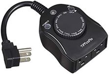 TiFFCOFiO Outdoor Timer Outlet, Dus