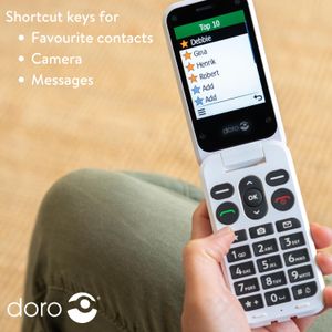 Doro Leva L20 Unlocked Senior Mobile Phone – Black