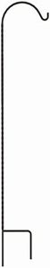 Panacea 89141 Single Shepherd's Display Hook, 70" H, Black