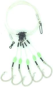 Deep Drop Snapper Rig with Glow Beads (11/0)