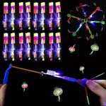 lpvoqpth 64 PCS Glow Flying Toys Se