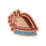 Vagabond Heart Bahamas Iron On Travel Patch