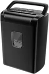 Bonsaii 12-Sheet Paper Shredder for Home Office Use, 10-Minute Cross Cut Shredder with 5.5 Gallons Bin, P-4 High Security Heavy Duty Office Shredder Shred CD/Credit Card(C243-A)