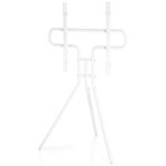 Hama 118093 - Television Floor Stand "Easel Design" (for TV size 37" - 75"), VESA up to 600x400, white, max load 40 kg, 191 cm