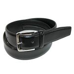 CTM® Men's Leather Travel Money Belt, 40, Black