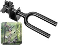 Shupakul Tree Stand Bow Holder- 12 Teeth Adjustable Hunting Bow Holder- Easy Installation Treestand Bow Rest for Hunting Archery Gear Accessory